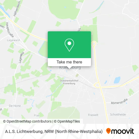 Карта A.L.S. Lichtwerbung