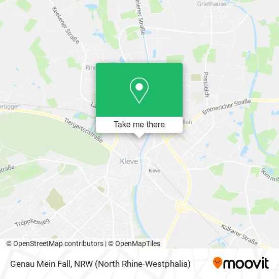 Карта Genau Mein Fall