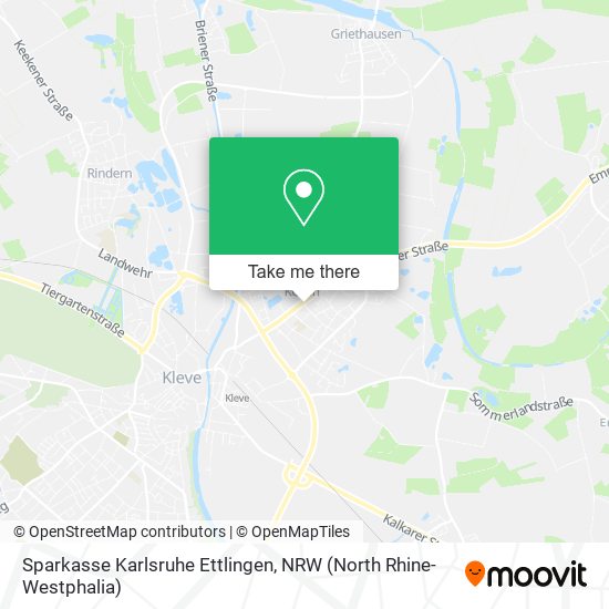 Sparkasse Karlsruhe Ettlingen map