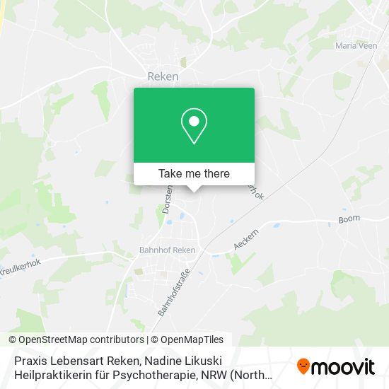 Praxis Lebensart Reken, Nadine Likuski Heilpraktikerin für Psychotherapie map