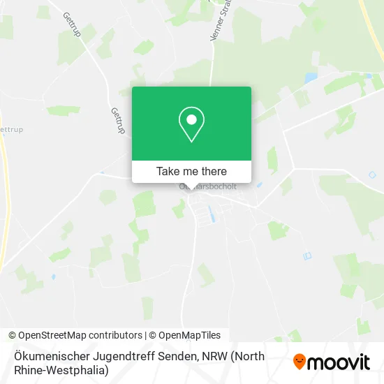 Карта Ökumenischer Jugendtreff Senden