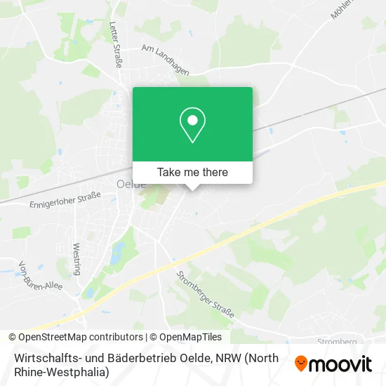 Карта Wirtschalfts- und Bäderbetrieb Oelde