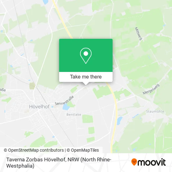 Карта Taverna Zorbas Hövelhof