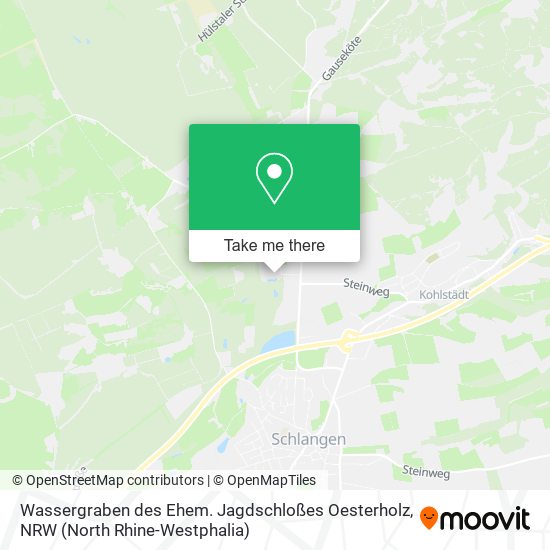 Wassergraben des Ehem. Jagdschloßes Oesterholz map