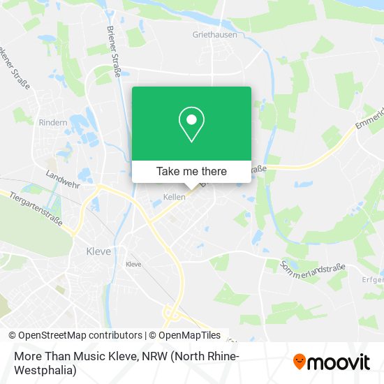 More Than Music Kleve map