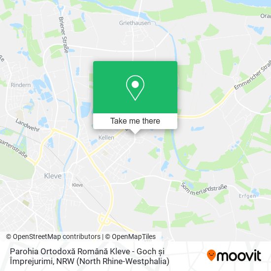 Parohia Ortodoxă Română Kleve - Goch și Împrejurimi map