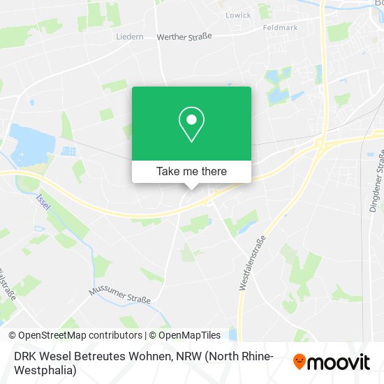 DRK Wesel Betreutes Wohnen map