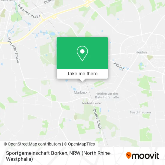 Sportgemeinschaft Borken map