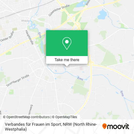 Карта Verbandes für Frauen im Sport