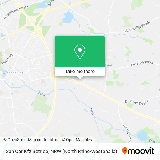 San Car Kfz Betrieb map
