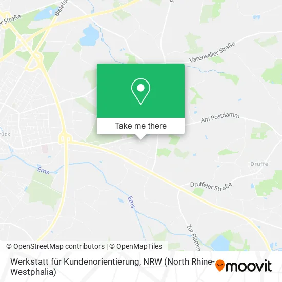 Карта Werkstatt für Kundenorientierung