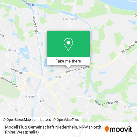 Карта Modell Flug Gemeinschaft Niederrhein