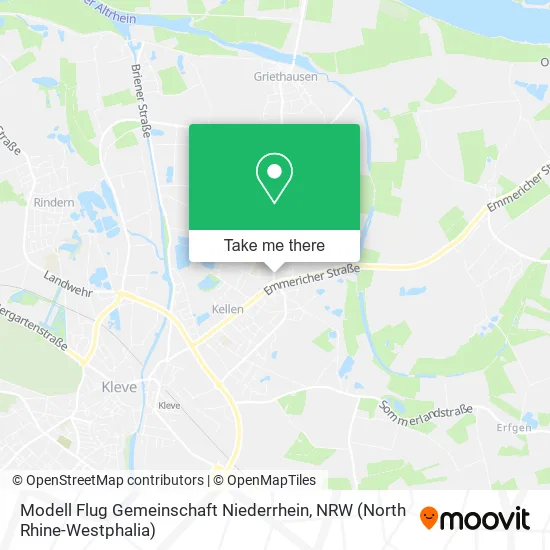 Карта Modell Flug Gemeinschaft Niederrhein