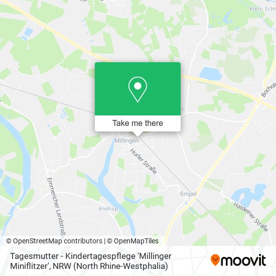 Tagesmutter - Kindertagespflege 'Millinger Miniflitzer' map