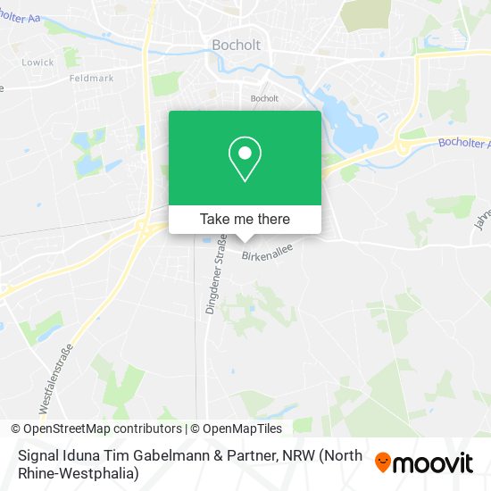 Карта Signal Iduna Tim Gabelmann & Partner