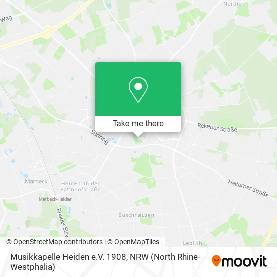 Карта Musikkapelle Heiden e.V. 1908