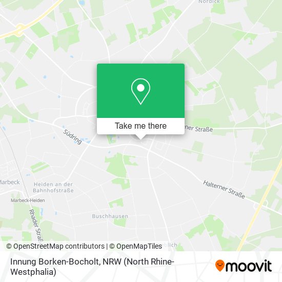 Innung Borken-Bocholt map
