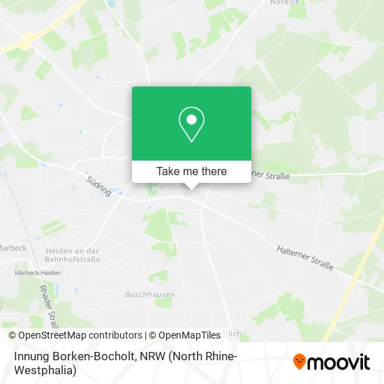 Карта Innung Borken-Bocholt