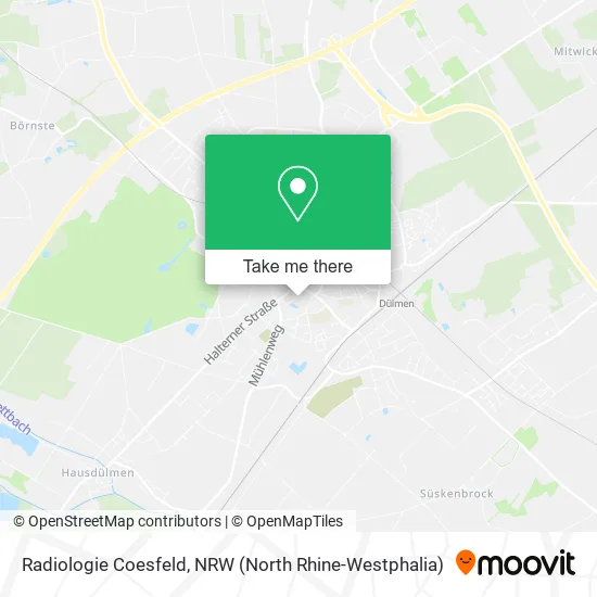 Radiologie Coesfeld map