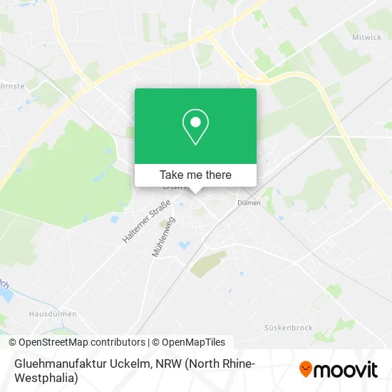 Карта Gluehmanufaktur Uckelm