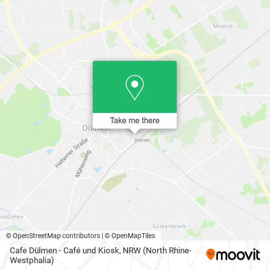 Карта Cafe Dülmen - Café und Kiosk