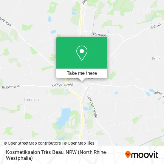 Карта Kosmetiksalon Très Beau