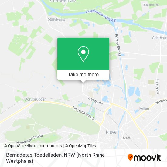 Bernadetas Toedelladen map