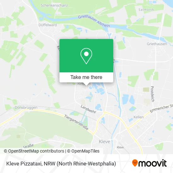 Карта Kleve Pizzataxi