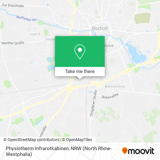 Карта Physiotherm Infrarotkabinen