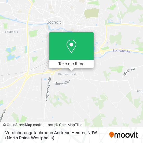 Versicherungsfachmann Andreas Heister map
