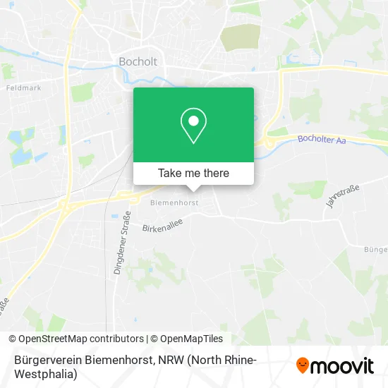 Карта Bürgerverein Biemenhorst