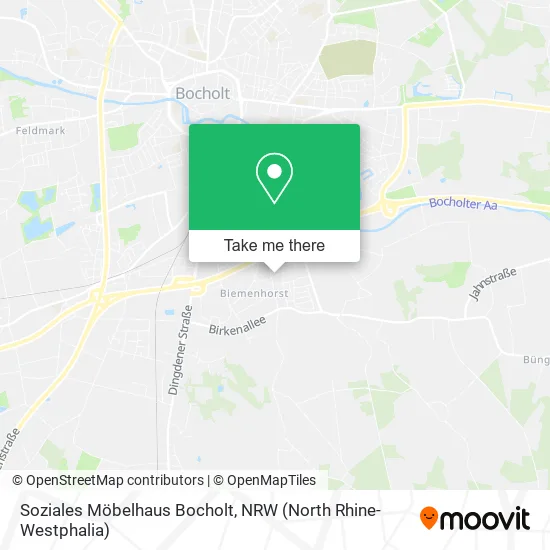 Карта Soziales Möbelhaus Bocholt