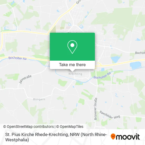 St. Pius Kirche Rhede-Krechting map