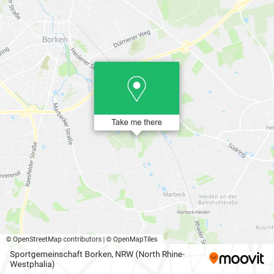 Sportgemeinschaft Borken map