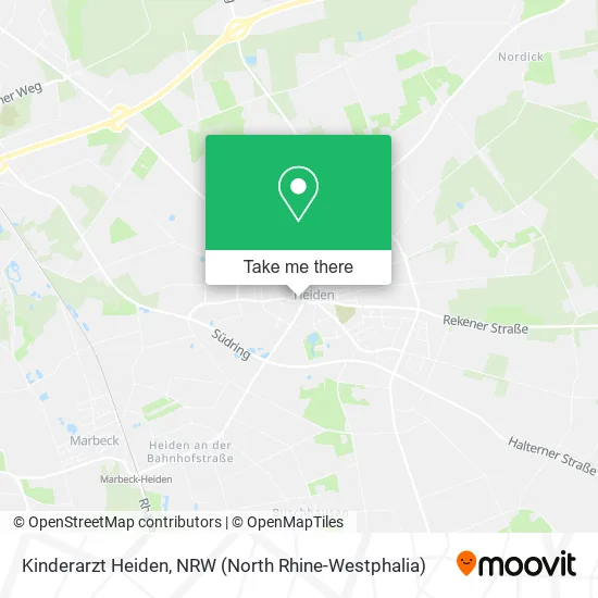 Карта Kinderarzt Heiden
