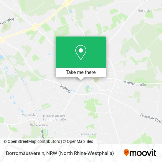 Borromäusverein map