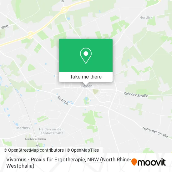 Карта Vivamus - Praxis für Ergotherapie