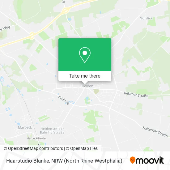 Карта Haarstudio Blanke