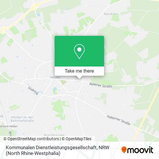 Kommunalen Dienstleistungsgesellschaft map