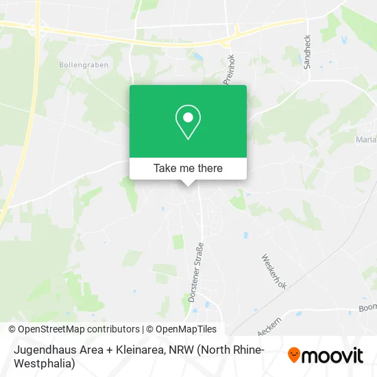 Jugendhaus Area + Kleinarea map