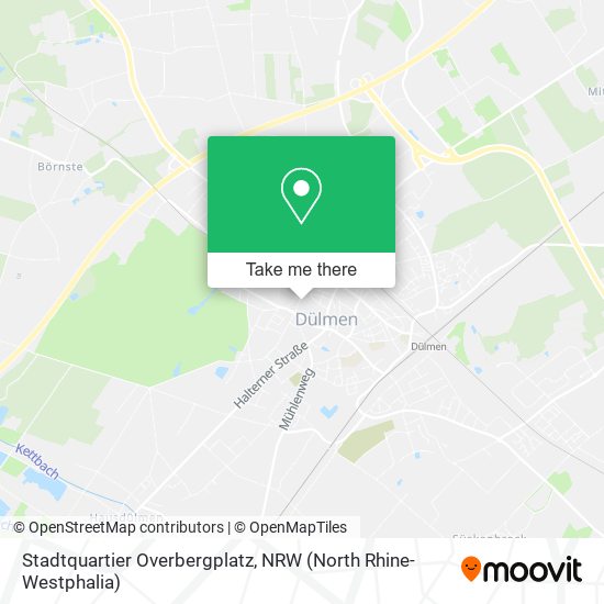 Stadtquartier Overbergplatz map