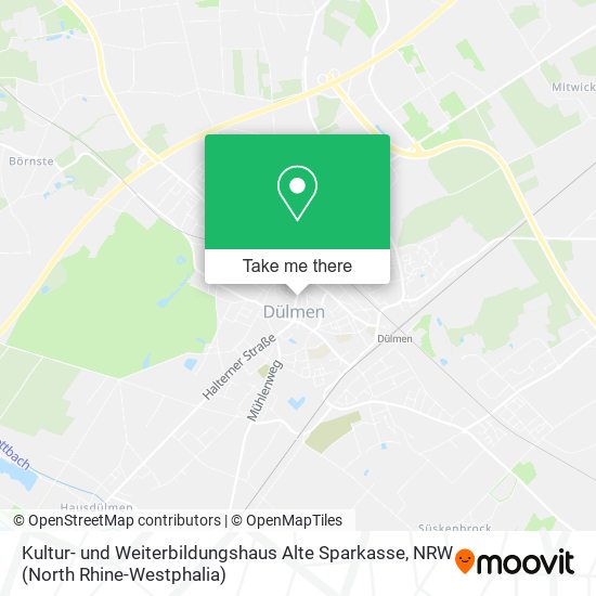 Kultur- und Weiterbildungshaus Alte Sparkasse map