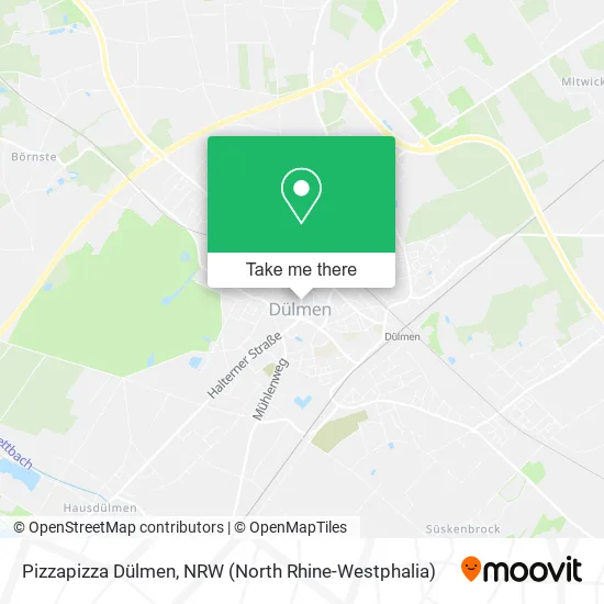 Карта Pizzapizza Dülmen