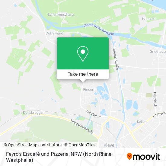 Карта Feyro's Eiscafé und Pizzeria