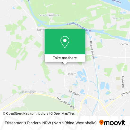Карта Frischmarkt Rindern