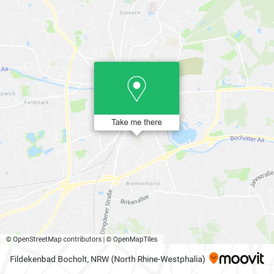 Карта Fildekenbad Bocholt