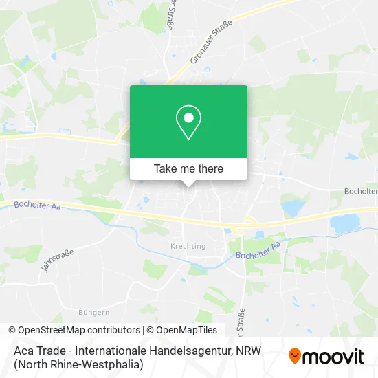 Карта Aca Trade - Internationale Handelsagentur