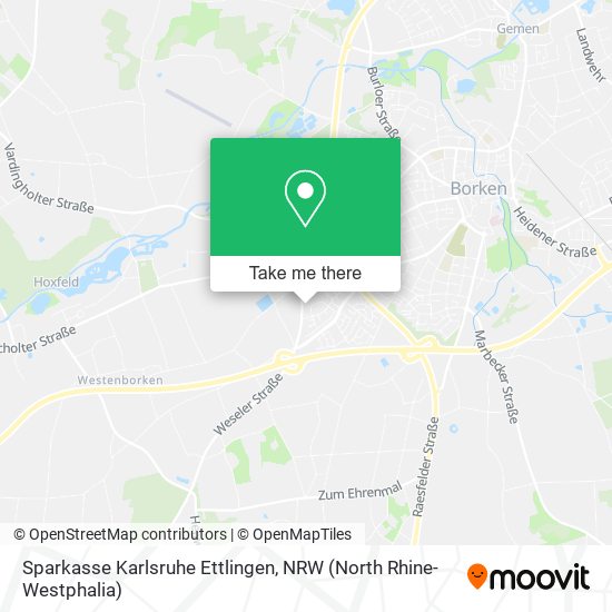 Sparkasse Karlsruhe Ettlingen map