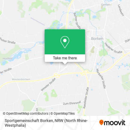 Sportgemeinschaft Borken map