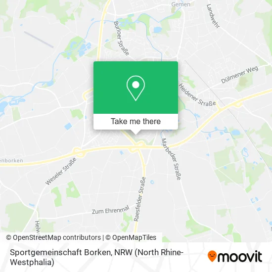 Sportgemeinschaft Borken map